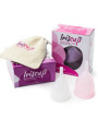 COPA MESTRUAL ROSA PEQUEÑA + BOLSA ESTERILIZADORA GRATIS DE LA MARCA IRISCUP