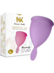 COPA MENSTRUAL LILA - TALLA L DE LA MARCA NINA KIKÍ