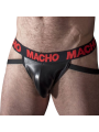 MX25RC JOCK CUERO ROJO S DE LA MARCA MACHO UNDERWEAR