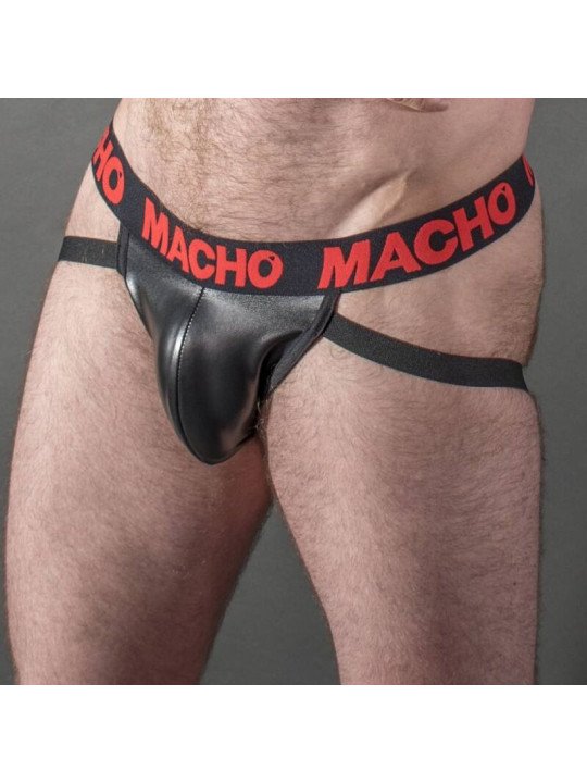 MX25RC JOCK CUERO ROJO S DE LA MARCA MACHO UNDERWEAR