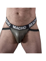 MX27GR JOCK CUERO GRIS BEIGE S DE LA MARCA MACHO UNDERWEAR