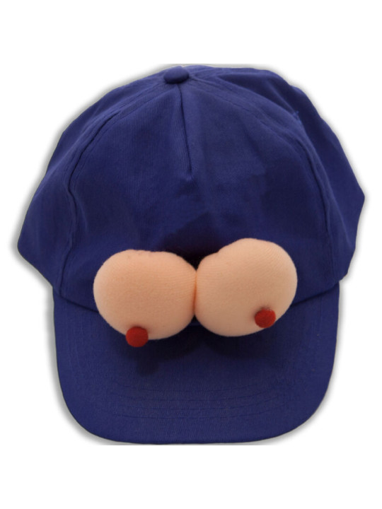 GORRA CON TETAS AZUL DE LA MARCA DIABLO PICANTE