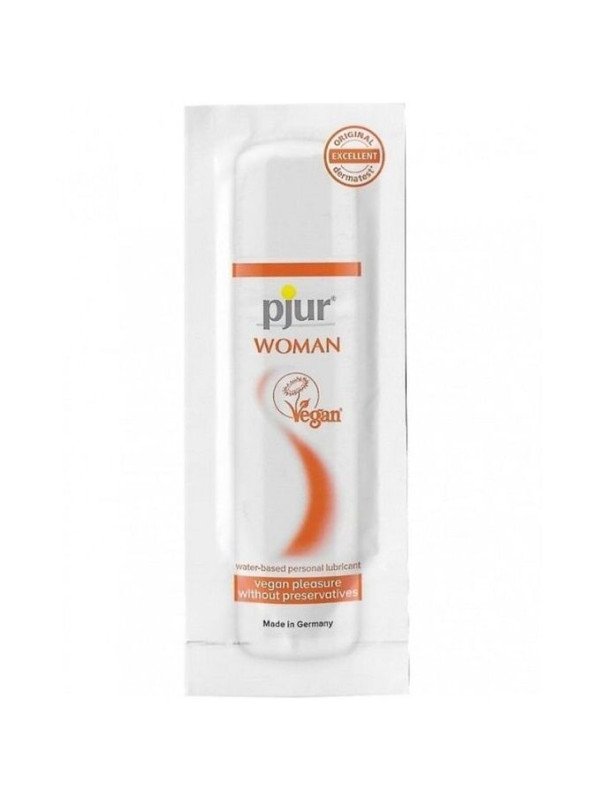 PJUR - WOMAN VEGAN LUBRICANTE BASE AGUA 2 ML DE LA MARCA PJUR