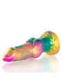 IRIS DILDO CON TESTÍCULOS ARCOÍRIS DE PLACER DE LA MARCA EPIC