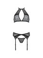 SATARA SET EROTIC LINE NEGRO S/M DE LA MARCA PASSION WOMAN SETS