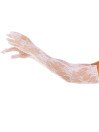 GUANTES RED FLORAL BLANCO DE LA MARCA LEG AVENUE HOSIERY