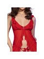 CR 4696 BABYDOLL ROJO S/M DE LA MARCA CHILIROSE BABYDOLLS