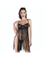 CR 4496 BABYDOLL NEGRO S/M DE LA MARCA CHILIROSE BABYDOLLS