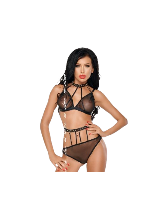 SEDUCE - DOTTY SET DOS PIEZAS NEGRO S/M DE LA MARCA ME-SEDUCE SET