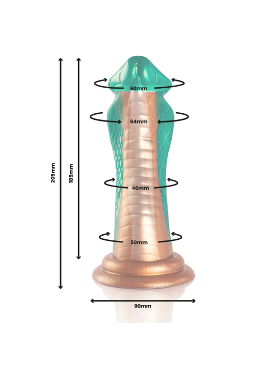 PYTHON DILDO COBRA VERDE DE LA MARCA EPIC