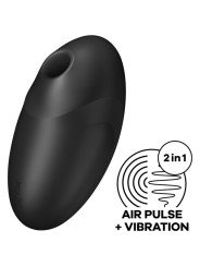 VULVA LOVER 3 ESTIMULADOR Y VIBRADOR NEGRO DE LA MARCA SATISFYER AIR PULSE