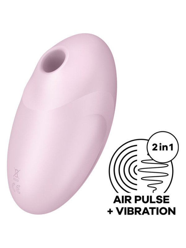 VULVA LOVER 3 ESTIMULADOR Y VIBRADOR NEGRO DE LA MARCA SATISFYER AIR PULSE