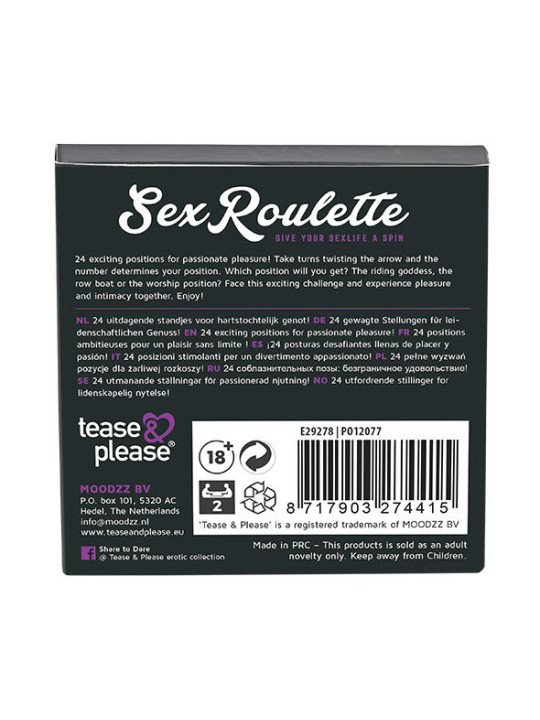 TEASE & PLEASE - SEX ROULETTE KAMASUTRA DE LA MARCA TEASE&PLEASE
