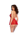 CR 4720 BABYDOLL & TANGA NEGRO S DE LA MARCA CHILIROSE BABYDOLLS