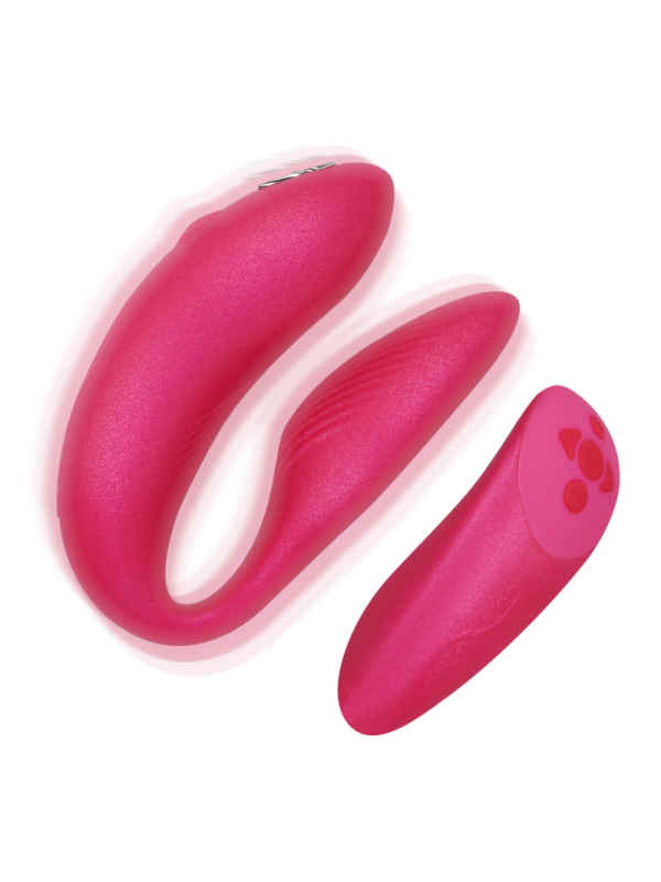 VIBE - CHORUS VIBRADOR PAREJAS CON CONTROL SQUEEZE ROSA DE LA MARCA WE-VIBE