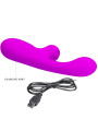 SKYLAR VIBRADOR ESTIMULADOR PÚRPURA DE LA MARCA PRETTY LOVE FLIRTATION