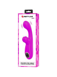 SKYLAR VIBRADOR ESTIMULADOR PÚRPURA DE LA MARCA PRETTY LOVE FLIRTATION