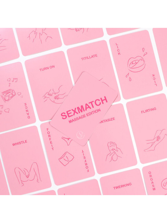 SECRETPLAY - JUEGO SEXMATCH MASSAGE EDITION DE LA MARCA SECRETPLAY 100% GAMES