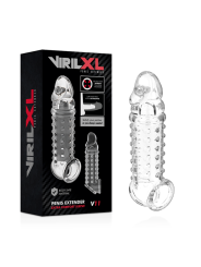 EXTENSION Y FUNDA DE PENE V11 TRANSPARENTE DE LA MARCA VIRILXL