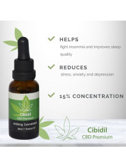 500 COSMETICS - CIBIDIL RELAJANTE ACEITE CBD 15 % 30 ML DE LA MARCA 500COSMETICS