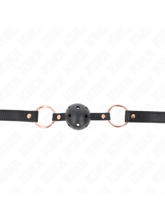 KINK - MORDAZA DE BOLA 4 CM DE TPE PREMIUM 60 x 2 CM DE LA MARCA KINK COLLAR & GAG