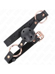 KINK - MORDAZA DE BOLA 4 CM DE TPE PREMIUM 60 x 2 CM DE LA MARCA KINK COLLAR & GAG