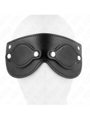 KINK - MÁSCARA DE POLIPIEL CON CUBIERTAS PARA OJOS DESMONTABLES 22 x 9 CM DE LA MARCA KINK MASKED ALLURE