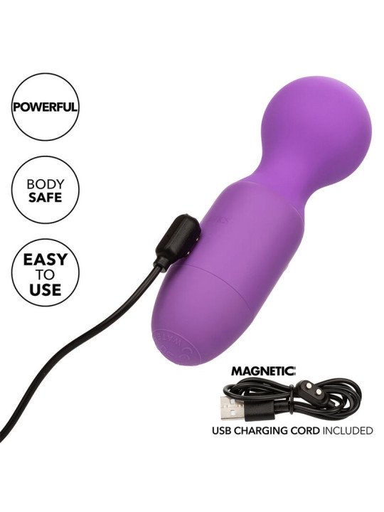 CALEXOTICS - FIRST TIME MASAJEADOR RECARGABLE 10 VIBRACIONES VIOLETA DE LA MARCA CALEXOTICS