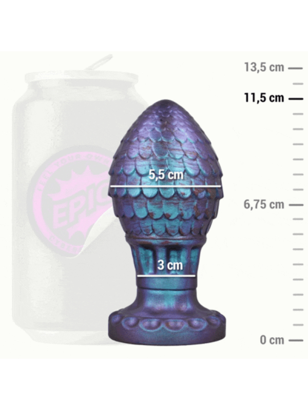 EPIC - VRAKOS PLUG ANAL HUEVO DRAGON TALLA M DE LA MARCA EPIC