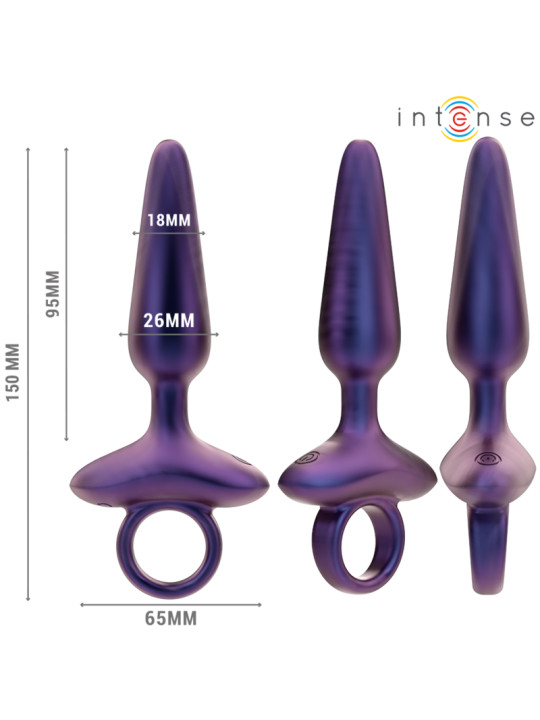 INTENSE - MARLON PLUG ANAL VIBRADOR MODELO 4 CONTROL REMOTO DE LA MARCA INTENSE ANAL TOYS