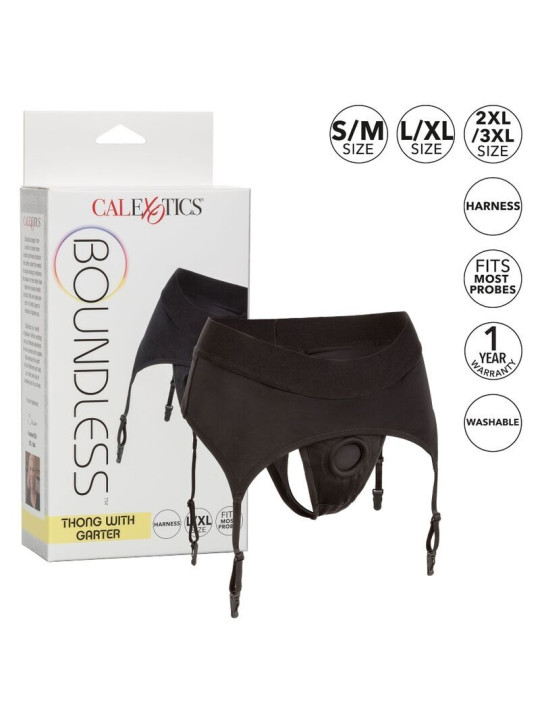 BOUNDLESS ARNES TANGA CON LIGUERO L/XL DE LA MARCA CALEXOTICS