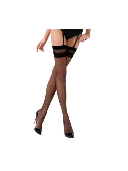 WOMAN ST002 MEDIAS TALLA 3/4 DE LA MARCA PASSION WOMAN GARTER & STOCK