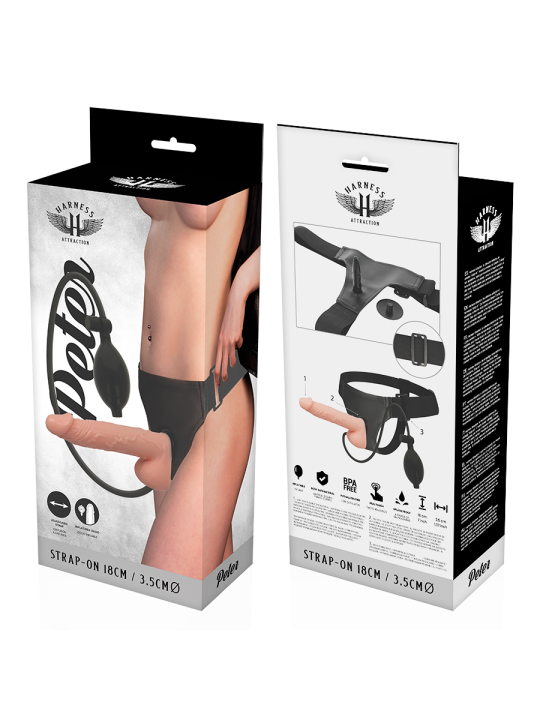 RNES PETER CON PENE HINCHABLE 18 CM -O- 3.5 CM DE LA MARCA HARNESS ATTRACTION