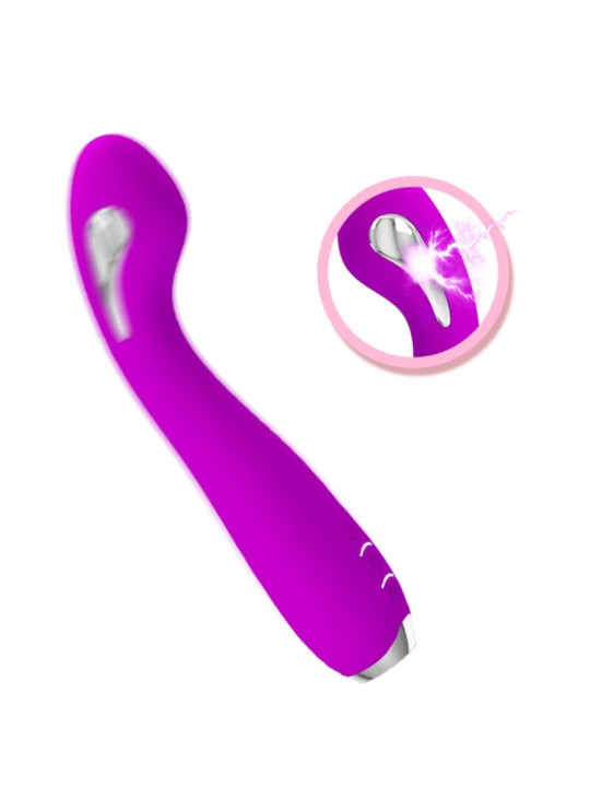 HECTOR VIBRADOR ELECTROSHOCK RECARGABLE & IMPERMEABLE MORADO DE LA MARCA PRETTY LOVE FLIRTATION