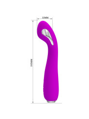 HECTOR VIBRADOR ELECTROSHOCK RECARGABLE & IMPERMEABLE MORADO DE LA MARCA PRETTY LOVE FLIRTATION