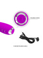 HECTOR VIBRADOR ELECTROSHOCK RECARGABLE & IMPERMEABLE MORADO DE LA MARCA PRETTY LOVE FLIRTATION