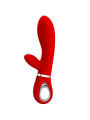 THOMAS VIBRADOR PUNTO G MULTIFUNCIÓN ROJO DE LA MARCA PRETTY LOVE FLIRTATION