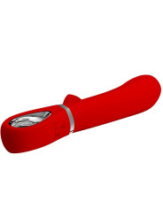 THOMAS VIBRADOR PUNTO G MULTIFUNCIÓN ROJO DE LA MARCA PRETTY LOVE FLIRTATION