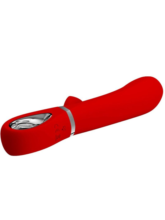 THOMAS VIBRADOR PUNTO G MULTIFUNCIÓN ROJO DE LA MARCA PRETTY LOVE FLIRTATION