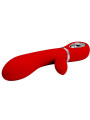 THOMAS VIBRADOR PUNTO G MULTIFUNCIÓN ROJO DE LA MARCA PRETTY LOVE FLIRTATION