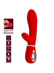 THOMAS VIBRADOR PUNTO G MULTIFUNCIÓN ROJO DE LA MARCA PRETTY LOVE FLIRTATION