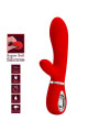 THOMAS VIBRADOR PUNTO G MULTIFUNCIÓN ROJO DE LA MARCA PRETTY LOVE FLIRTATION