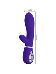 THOMAS VIBRADOR PUNTO G MULTIFUNCIÓN VIOLETA DE LA MARCA PRETTY LOVE FLIRTATION