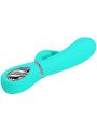 PRESCOTT VIBRADOR PUNTO G MULTIFUNCIÓN VERDE AGUA DE LA MARCA PRETTY LOVE FLIRTATION