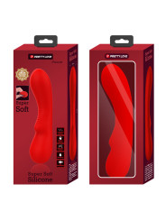 PRESCOTT VIBRADOR RECARGABLE ROJO DE LA MARCA PRETTY LOVE SMART