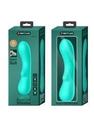 PRETTY LOVE - PRESCOTT VIBRADOR RECARGABLE VERDE AGUA DE LA MARCA PRETTY LOVE SMART