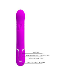 VIBRADOR COALE RABBIT PERLAS VIOLETA DE LA MARCA PRETTY LOVE FLIRTATION