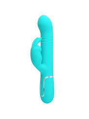 VIBRADOR COALE RABBIT PERLAS VERDE AGUA DE LA MARCA PRETTY LOVE FLIRTATION