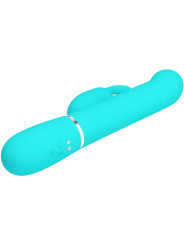 VIBRADOR COALE RABBIT PERLAS VERDE AGUA DE LA MARCA PRETTY LOVE FLIRTATION