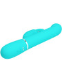 VIBRADOR COALE RABBIT PERLAS VERDE AGUA DE LA MARCA PRETTY LOVE FLIRTATION